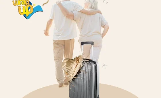 Light checked luggage for seniors