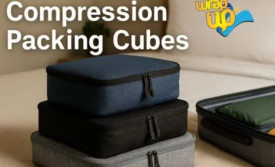 Compression packing cubes
