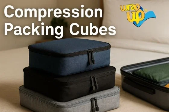 Compression packing cubes