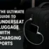 Underseat luggage with charging ports