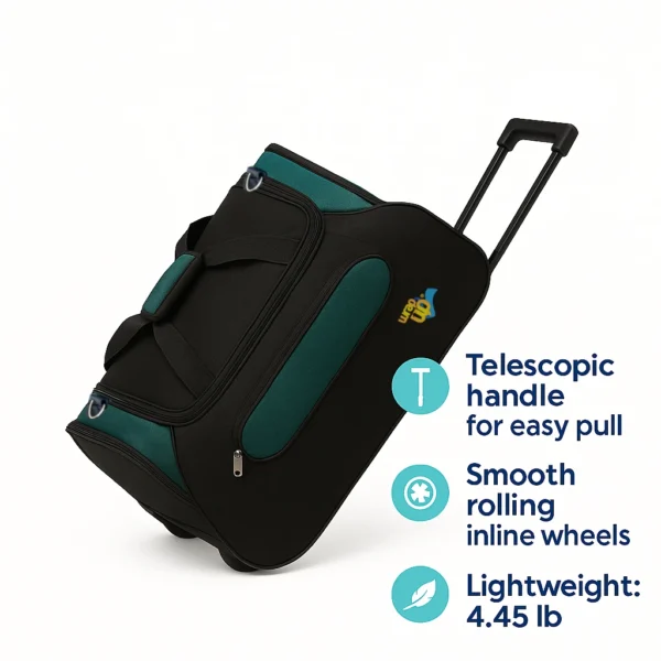 DUFFEL WHEELS 22” — GREEN - Image 2