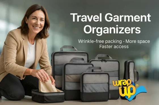Travel garment organizers