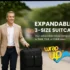 Expandable spinner luggage