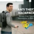 Anti theft backpack