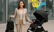 Compact travel stroller